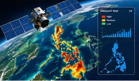 Concept visual of Satellite Drought Intelligence